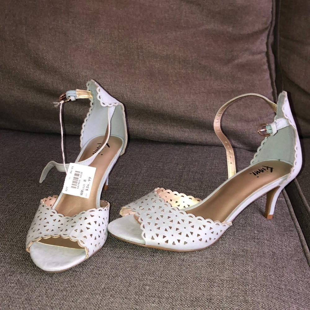 Light blue heels